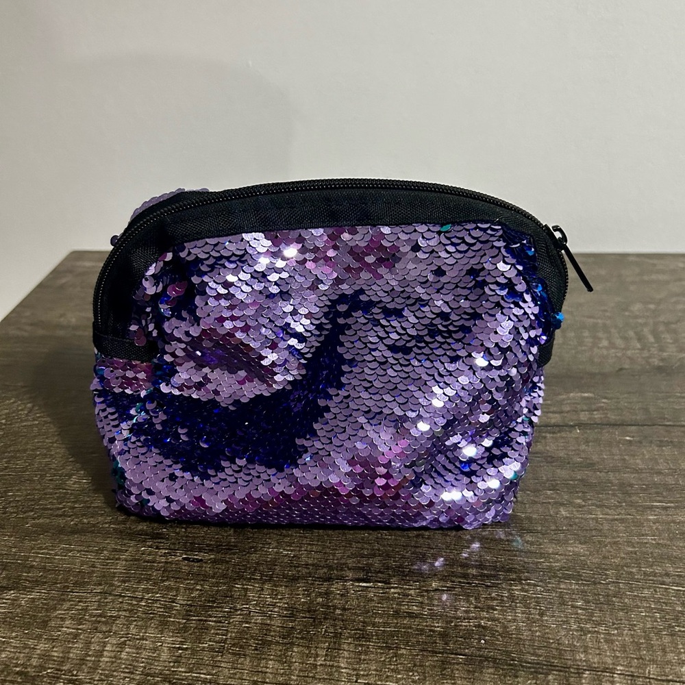 Sequin Pencil / Cosmetic Bag